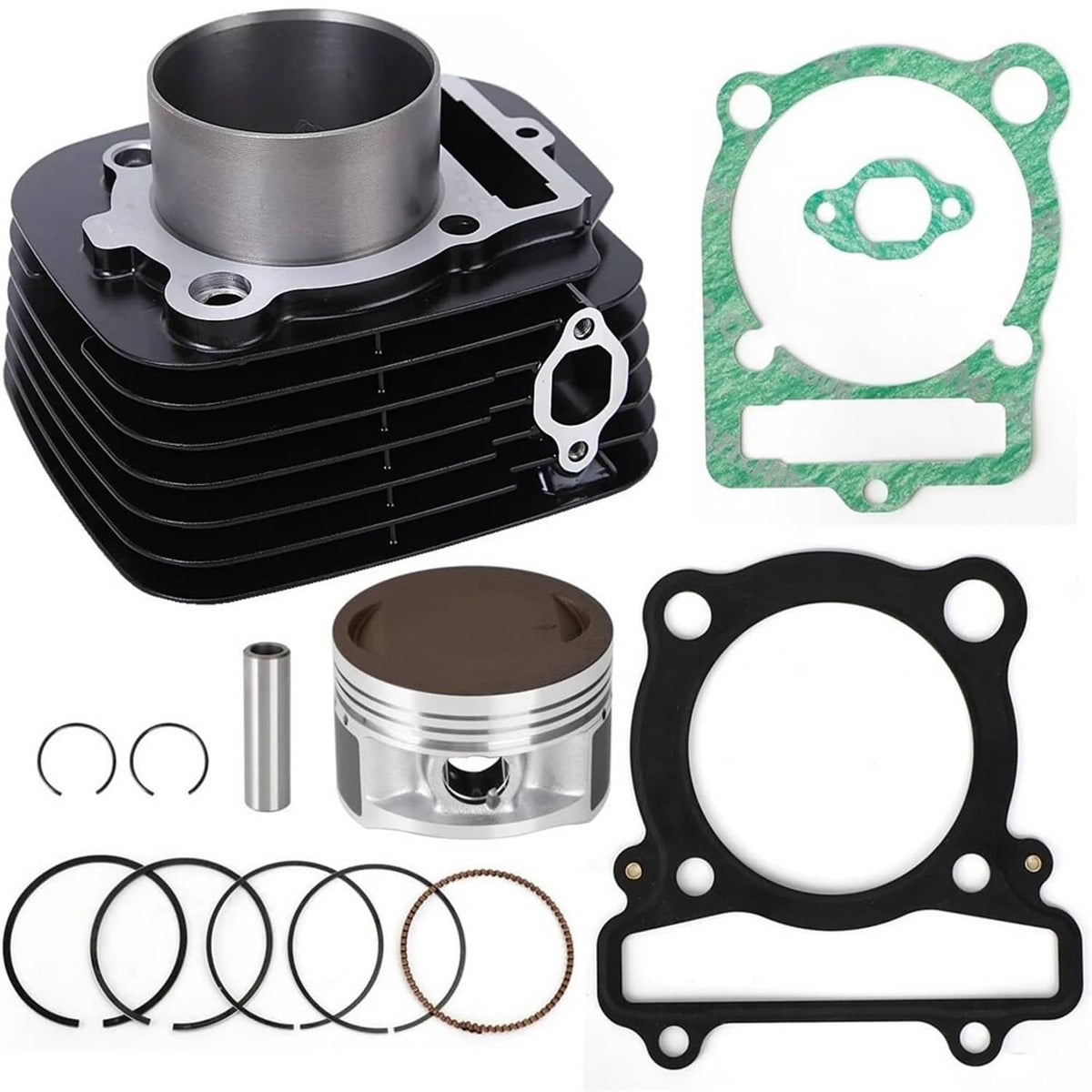 Bethesda Industrial Cylinder Piston Gasket Top End Rebuild Kit For 1987-2004 Yamaha Warrior YFM350