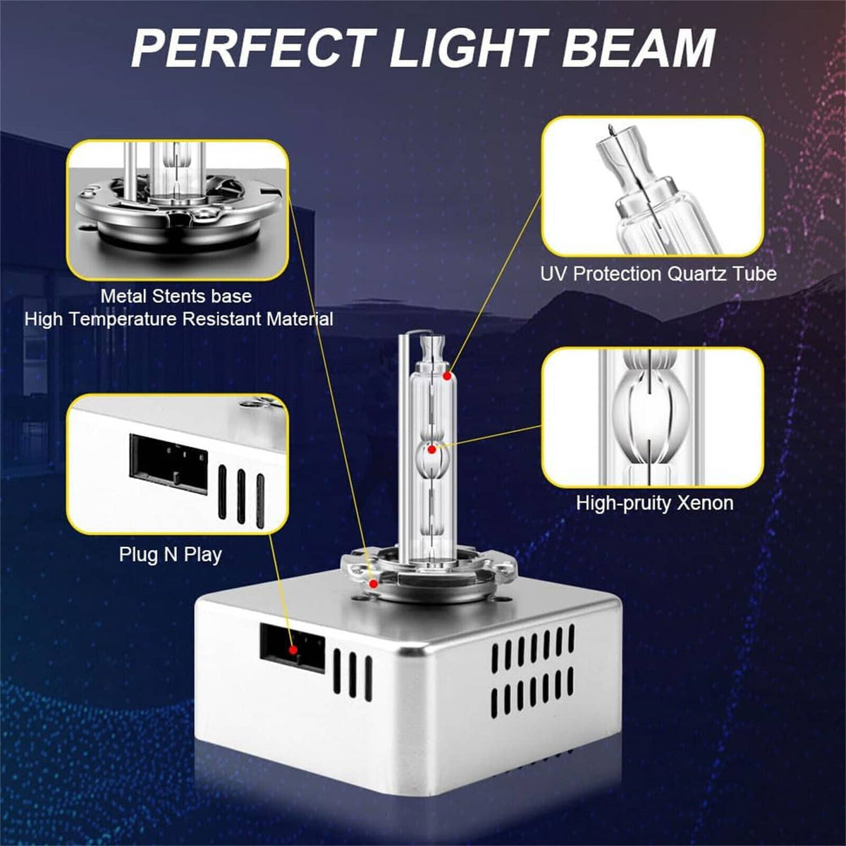 Bethesda Industrial Xenon Headlight Bulb D5S HID Bulb For Chevrolet Silverado GMC Terrain 9285410171