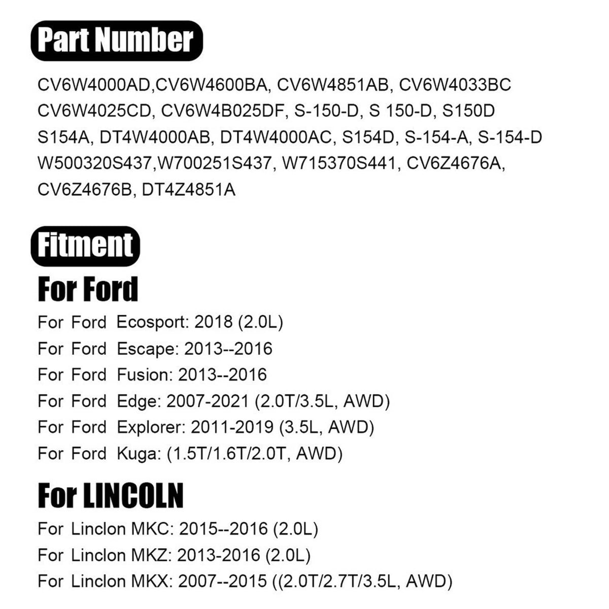 Bethesda Industrial New Rear Differential For 2013-2019 Ford Edge 3.7L 3.5L MU7Z4000J CV6W-4B025-DF