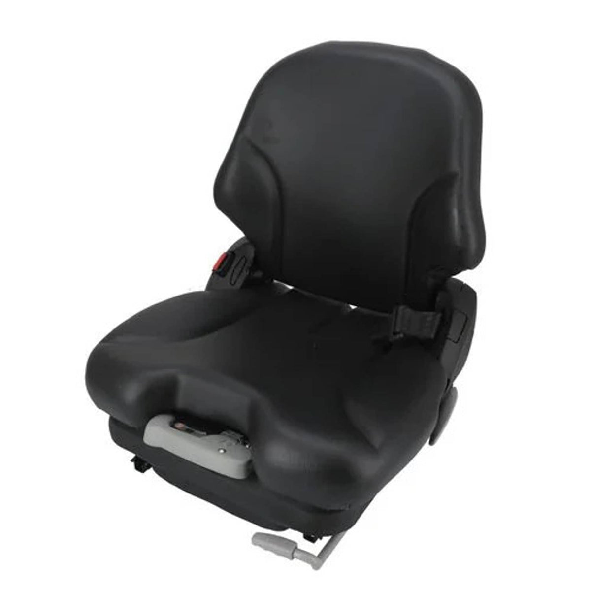 Bethesda Industrial Grammer® Low Back Seat Black Vinyl with Mechanical Suspension