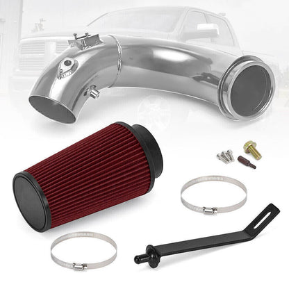 Bethesda Industrial Oiled Filter Cold Air Intake Kit For 2007-2012 Dodge Ram 6.7L Cummins Diesel