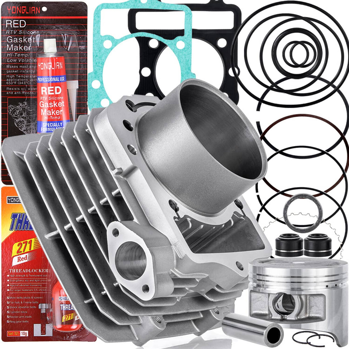 Bethesda Industrial Engine Cylinder Piston Kit For Kawasaki Bayou 300 1989-04 11005-1533 11060-1652