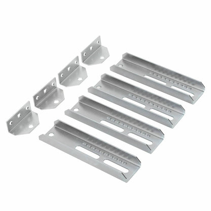 Bethesda Industrial 8PCS 10" Galvanized Swivel  Boat Trailer Vertical Bunk Board Brackets Bolster