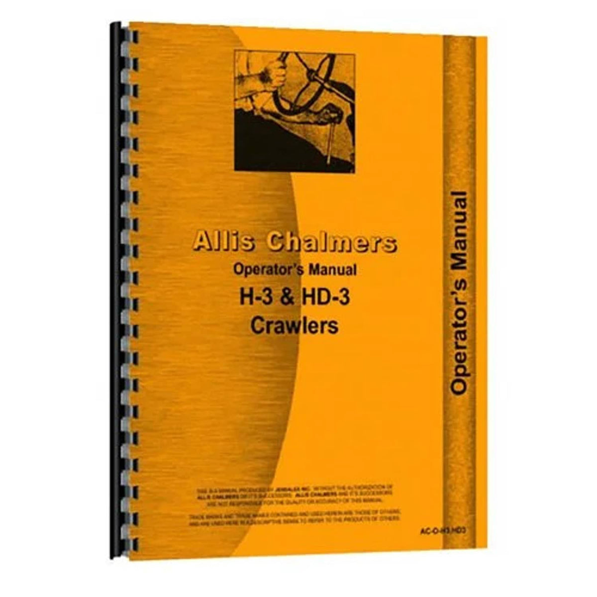 Bethesda Industrial Operator's Manual fits Allis Chalmers H3 HD3 HD3