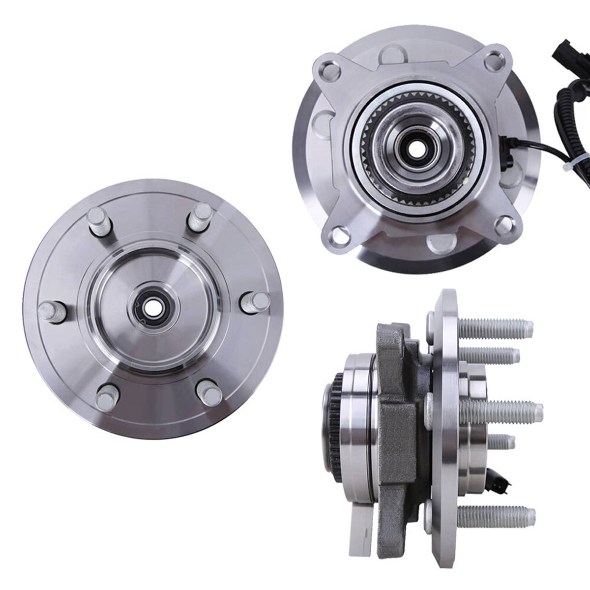 Bethesda Industrial Front L&R Wheel Bearing Hub Assembly for 2011 2012 2013 2014 Ford Expedition 4WD