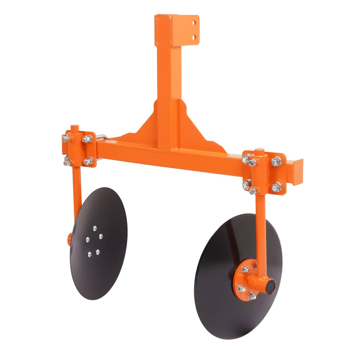 Bethesda Industrial 48" Adjustable Disc Bedder Disc Harrow For Cat 1 Tractors Steel 3 Point