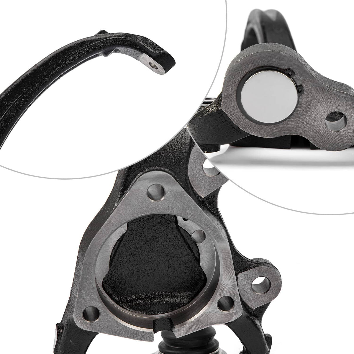 Bethesda Industrial Front Left Steering Knuckle for Chrysler 300 2012-21 All Engine Sedan 05168421AF