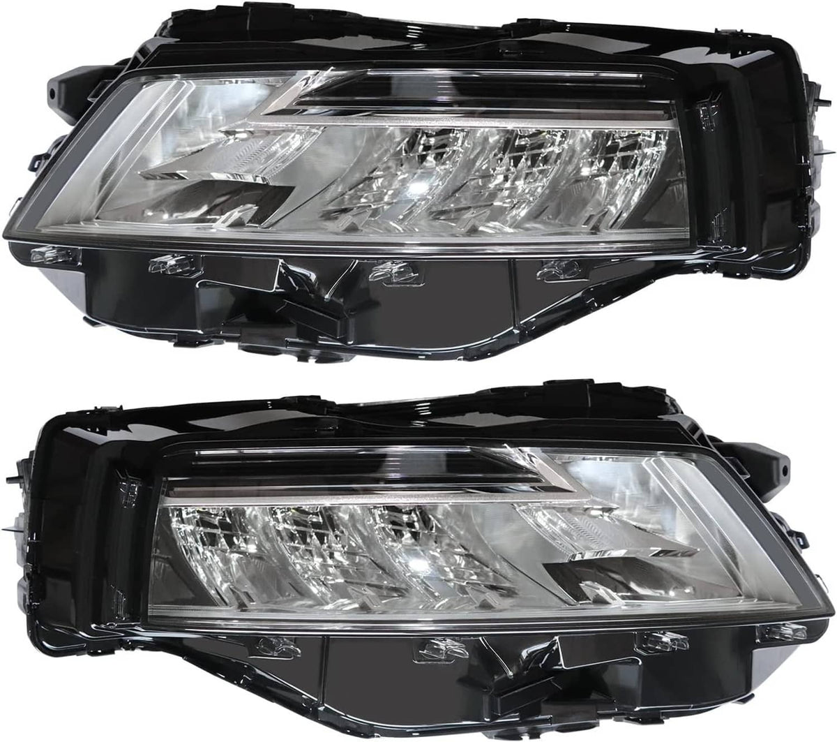 Bethesda Industrial New For 2021-2023 Nissan Rogue Chrome LED Headlights Headlamps Pair Left+Right