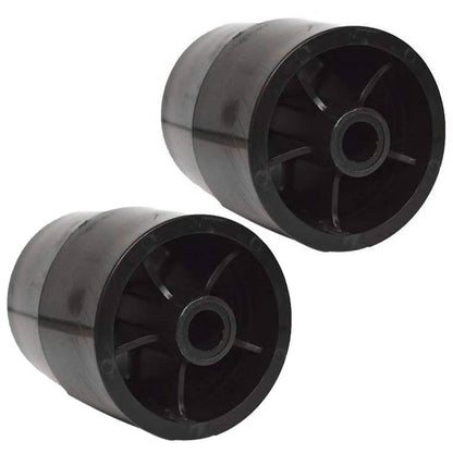 Bethesda Industrial 2PK 3" Anti Scalp Deck Roller 3 1/2" Hub for 94-1599 108798 Toro Wheel Horse