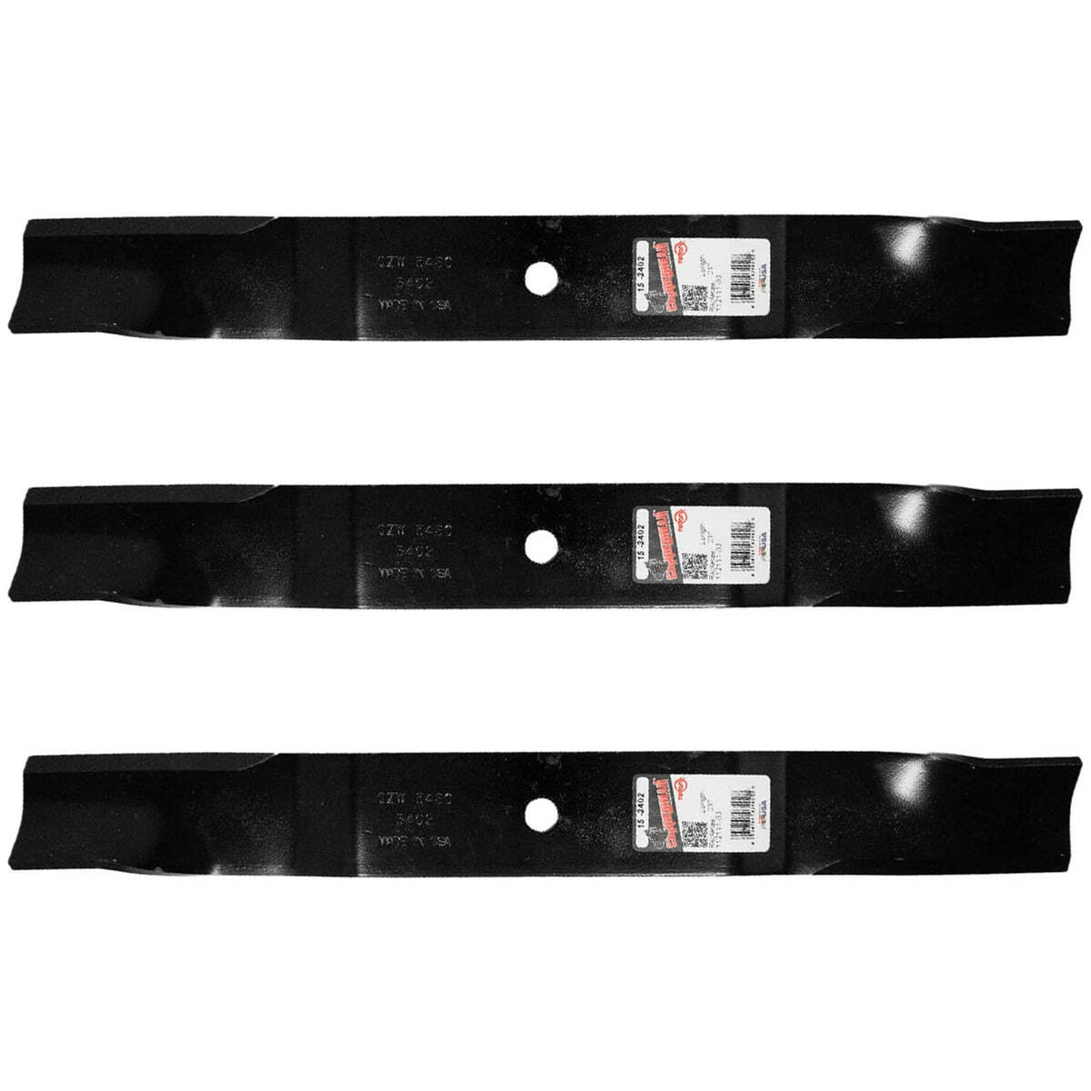 Bethesda Industrial 3PK Mower Blades 21X5/8 in. for Bobcat 112111-03 Wright 71440006 Encore Prowler