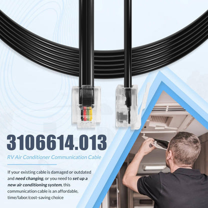 Bethesda Industrial 3106614.013 18’ RV Air Conditioner Communication Cable for Dometic Multi-Zone