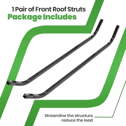 Bethesda Industrial Black Golf Cart Steel Front Roof Support Strut Kit For Advanced EV For ICON