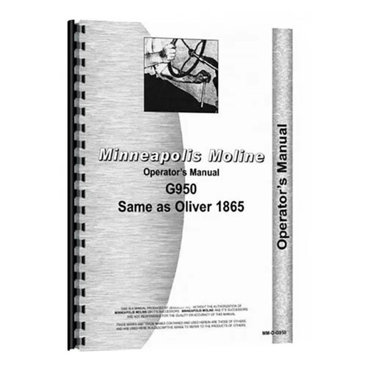 Bethesda Industrial Operator's Manual fits Minneapolis Moline G950