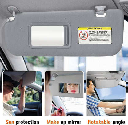 Bethesda Industrial Pair Sun Visor w/mirror Driver & Passenger Side For 2012-2015 Hyundai Veloster