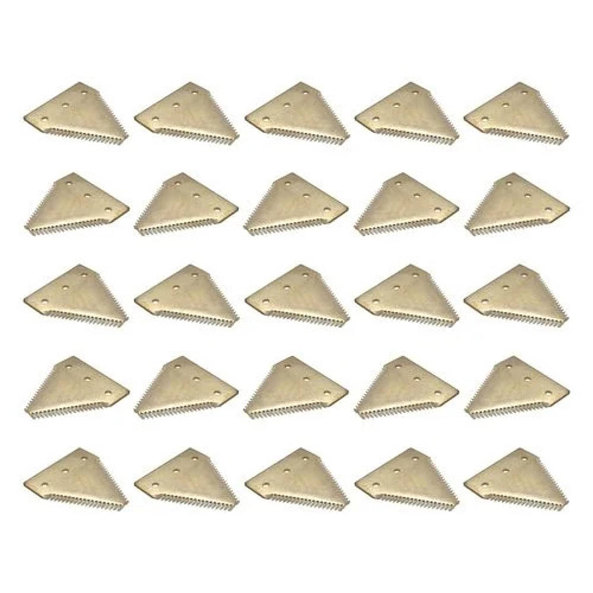 Bethesda Industrial Sickle Section - Over Serrated Chromed - 25 Pack fits International 112074A1
