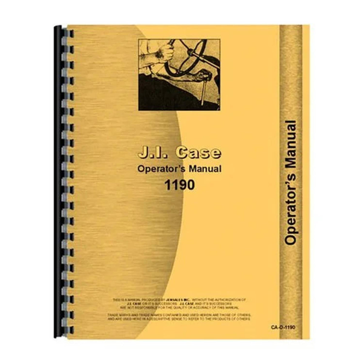 Bethesda Industrial Operator's Manual fits Case 1190