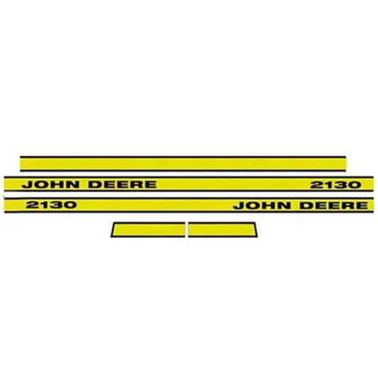Bethesda Industrial Tractor Decal Set Hood 2130 Yellow fits John Deere 2130 JD404