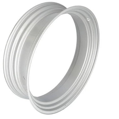 Bethesda Industrial Drop Rear Rim - 11" x 38" 3-7/8" Center Drop Width Silver Mist