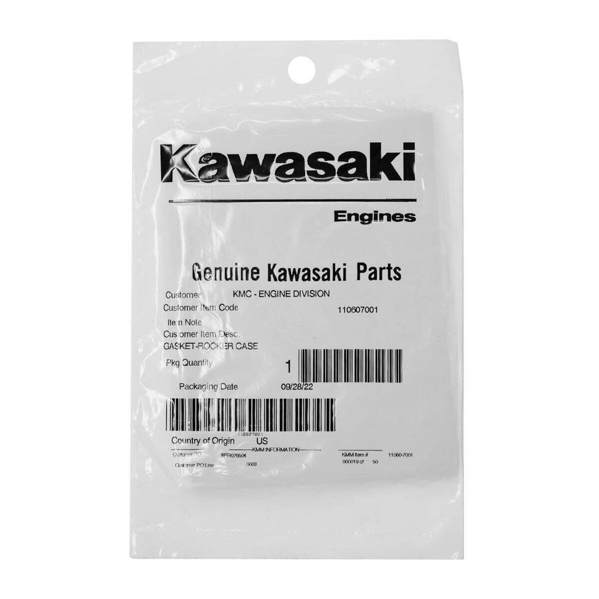 Bethesda Industrial Genuine OEM Kawasaki 11060-7001 Rocker Case Gasket for FH381V FH430V Engines