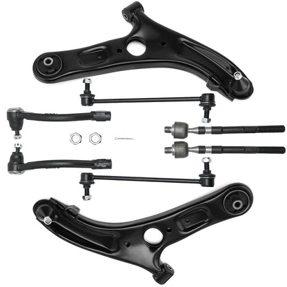 Bethesda Industrial For 2013-2016 Hyundai Elantra Front Control Arm Ball Joint Tie Rod Sway Link Kit