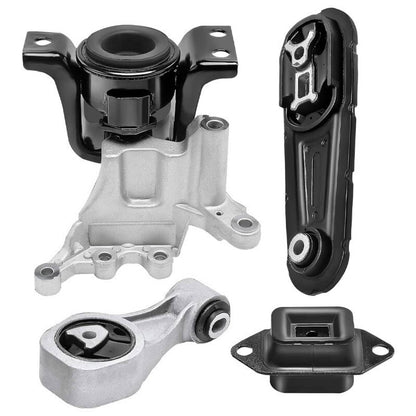 Bethesda Industrial 4Pcs Engine Motor w/ Trans Mount Set For 2013-2019 Nissan Sentra 1.8L Auto
