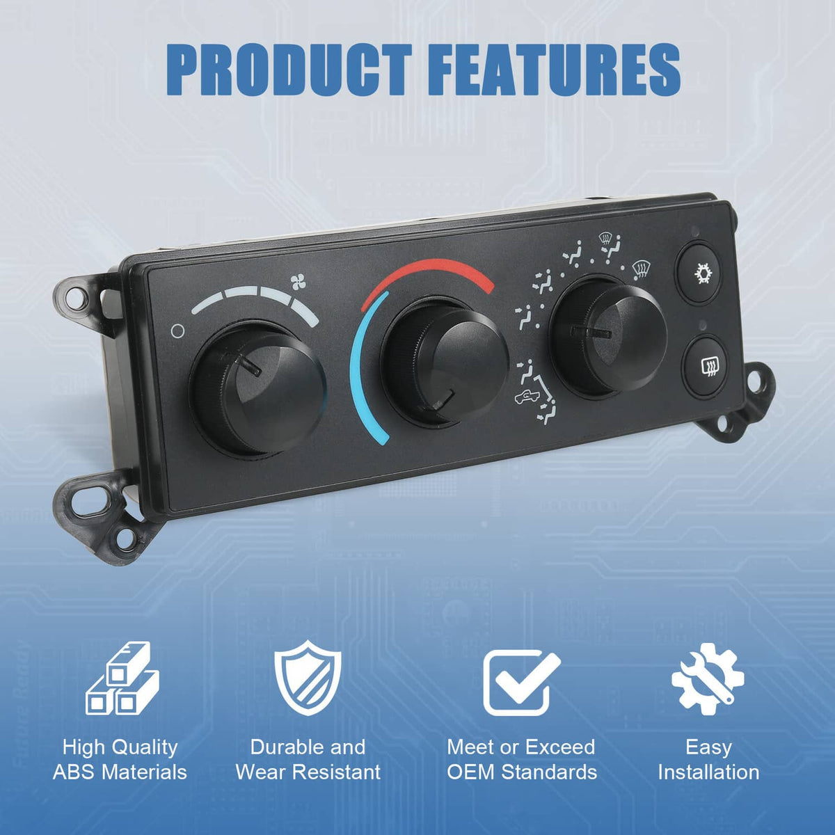 Bethesda Industrial A/C Heater Climate Control Module for 2006-2008 Dodge RAM 1500 2500 Dakota 08-11