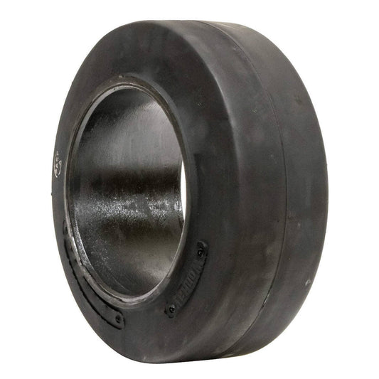 Bethesda Industrial 15X5X11-1/4 15x5x11.25 Solid Flat Proof Press-On Smooth Forklift Tire 15511