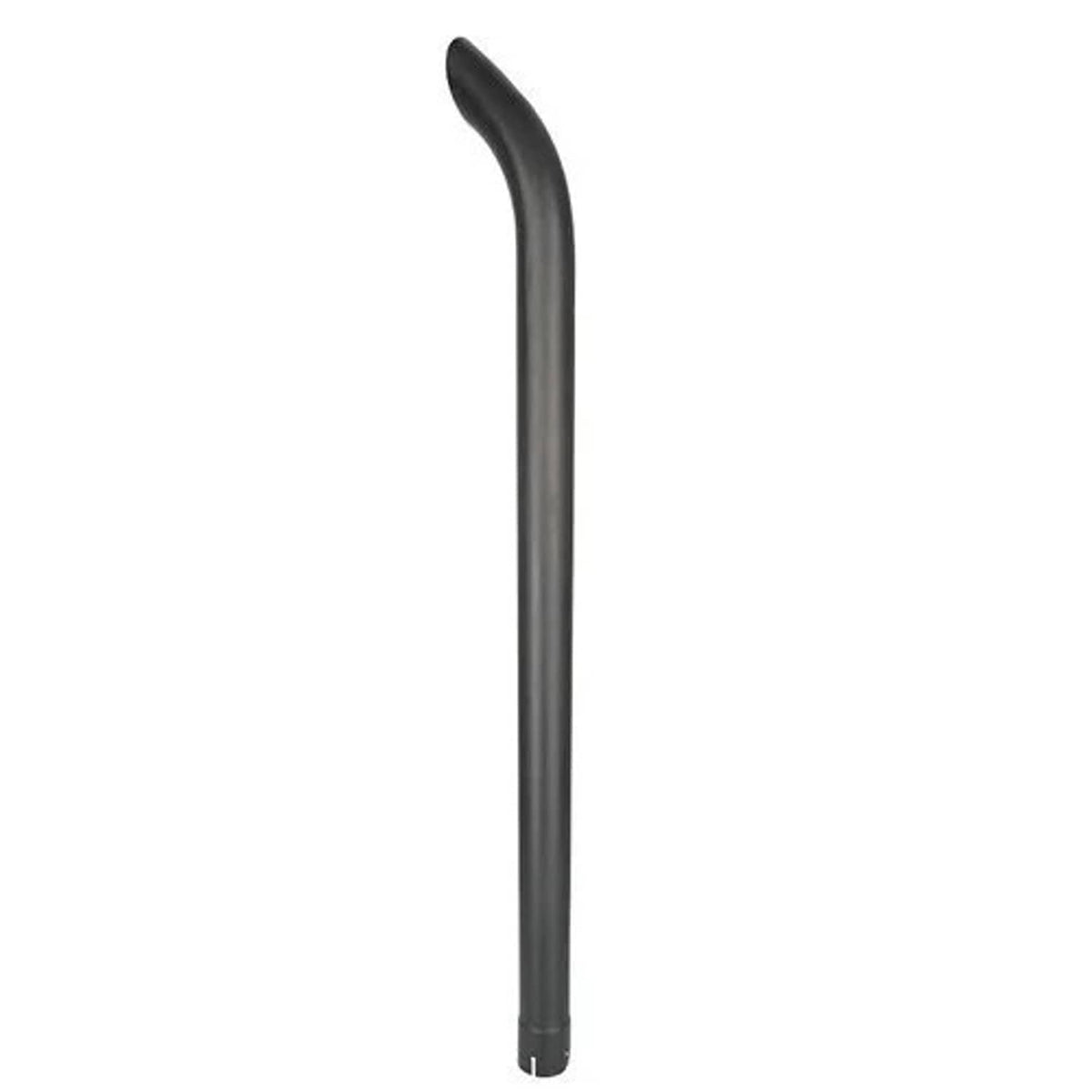 Bethesda Industrial Exhaust Stack - 2-1/2" x 48" Curved Black