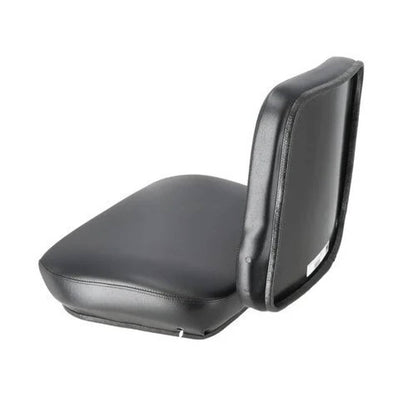 Bethesda Industrial Seat Cushion Set - 2 Piece Deluxe Style Vinyl Black fits Case