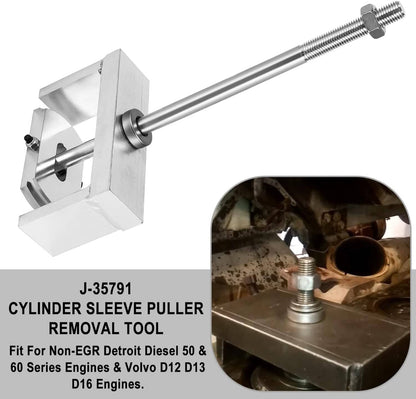 Bethesda Industrial J-35791 Cylinder Liner Puller Sleeve Remover Tool for Detroit Diesel DD60 DD50