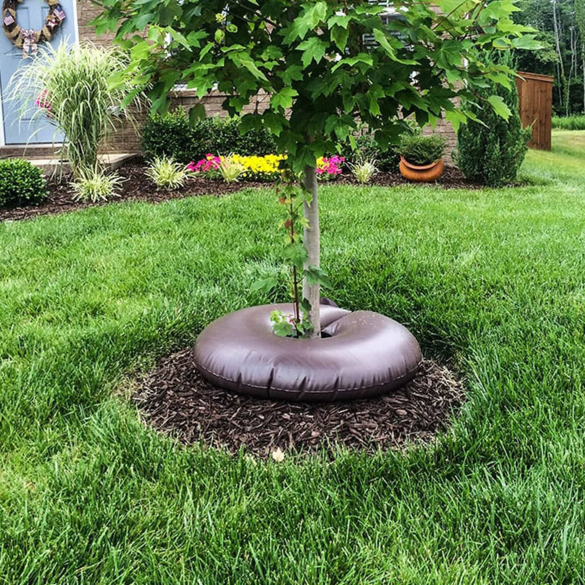 Bethesda Industrial IKE'S Tree Watering Ring 15 Gallon Fits 6-inch Diameter Trees