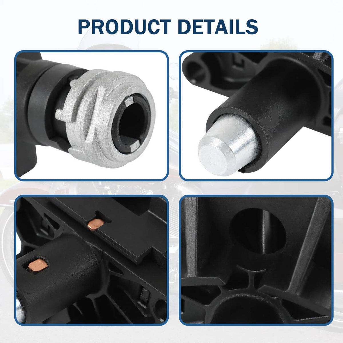 Bethesda Industrial For 2006-2013 Harley Cruiser Ignition Switch Housing Street Electra Road Glide