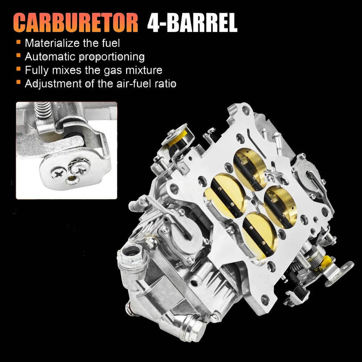 Bethesda Industrial For Holley Quick Fuel BR-67199 650CFM Performance Carburetor Race Double Pumper