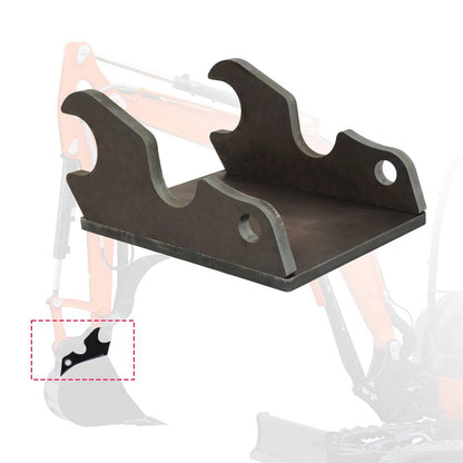 Bethesda Industrial W/Plate Quick Attach Brackets Bucket Ears For Kubota KX040 U35 KX71 KX91 KX121