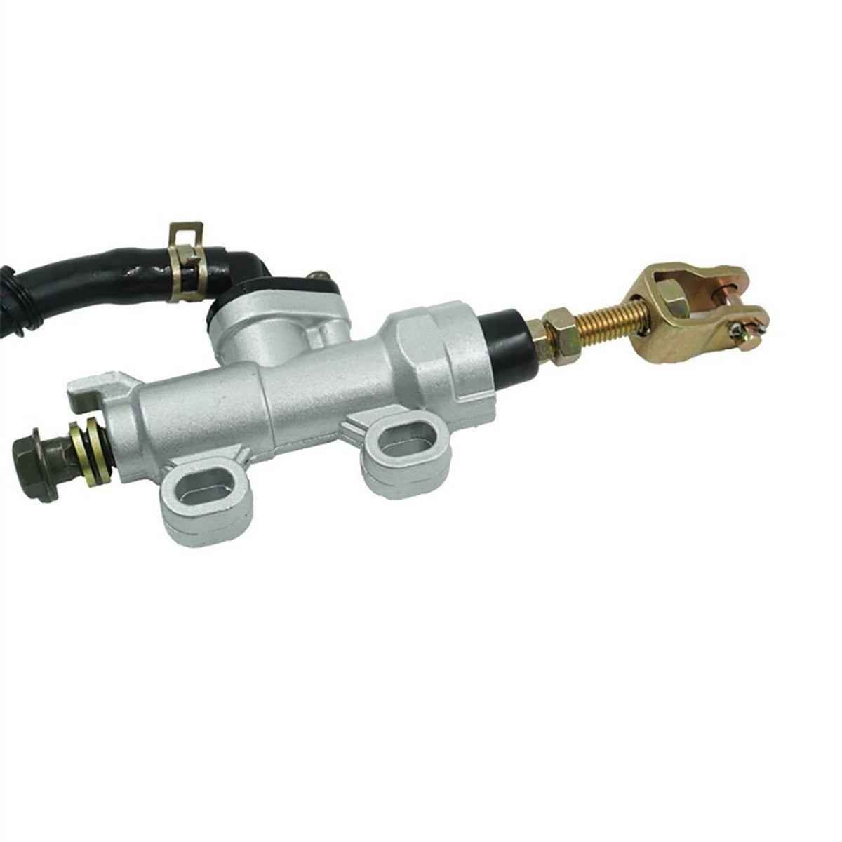 Bethesda Industrial Silver Rear Brake Master Cylinder Pump Reservoir for ATV Motorcycle Dirt Bike