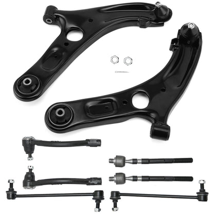 Bethesda Industrial For 2013-2016 Hyundai Elantra Front Control Arm Ball Joint Tie Rod Sway Link Kit