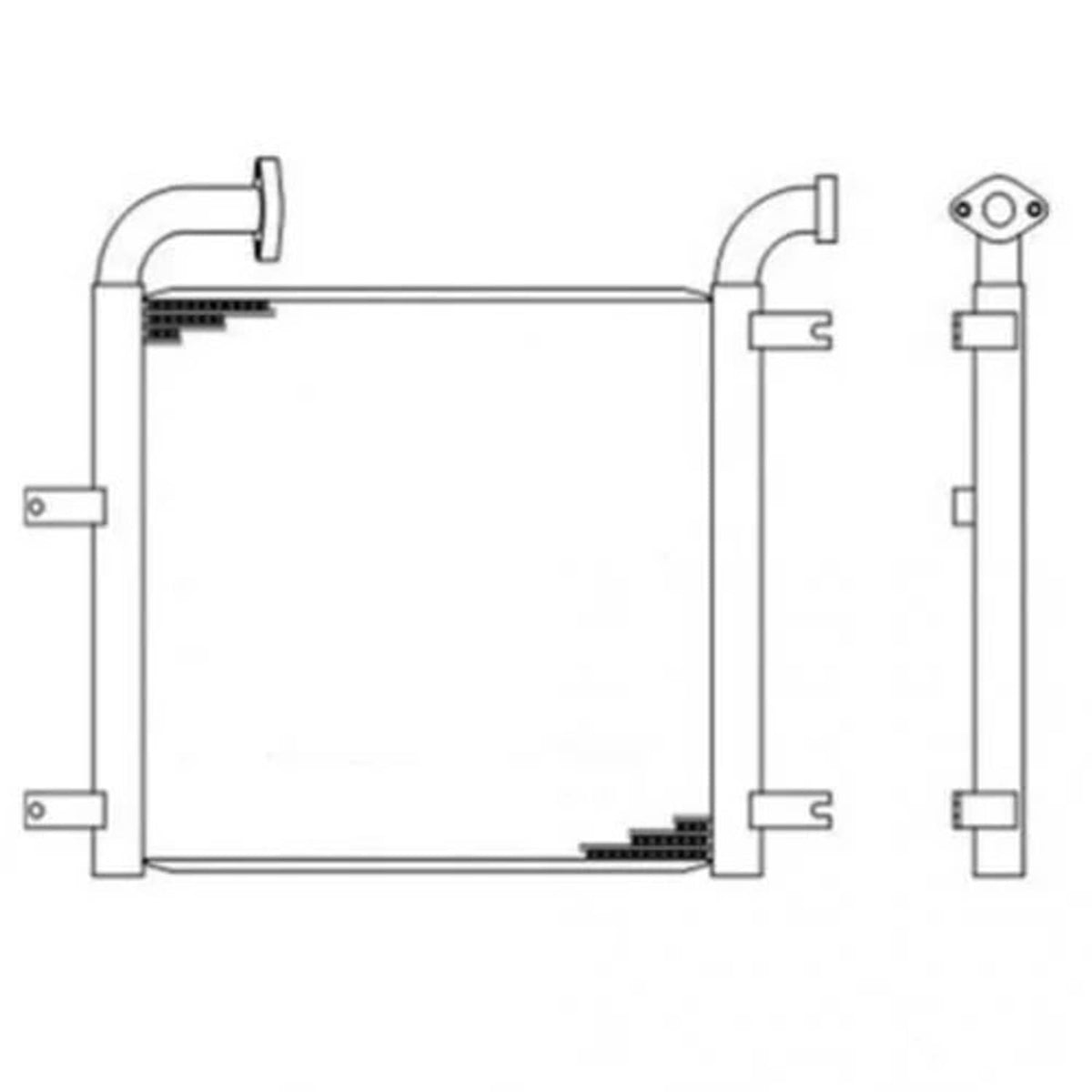 Bethesda Industrial Oil Cooler - Hydraulic fits Komatsu PC78US-6 PC78US-6 21W0341120