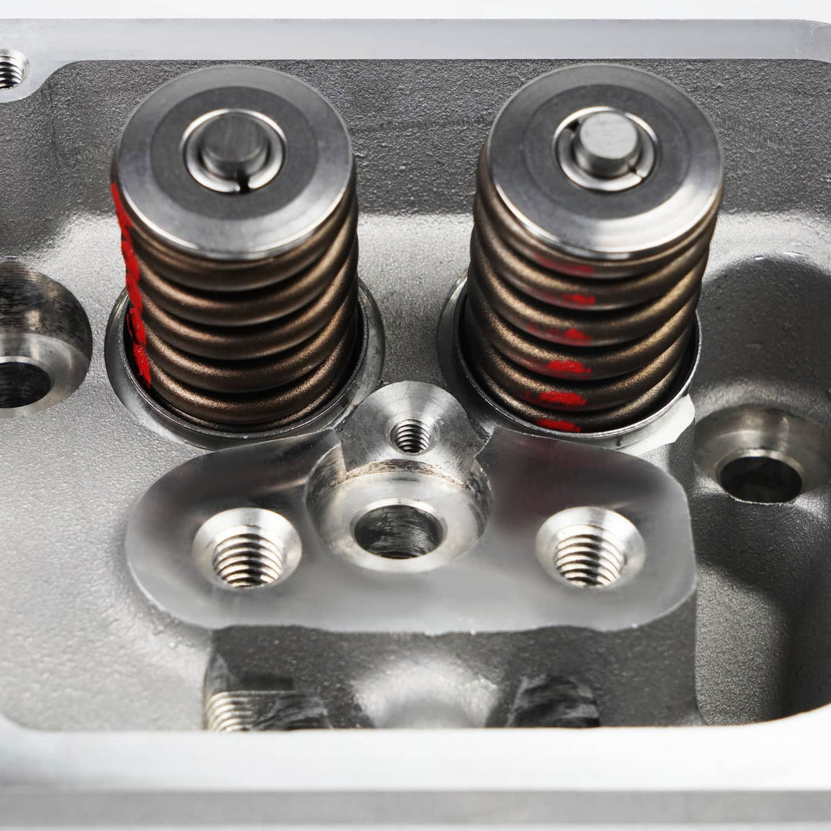 Bethesda Industrial 2x Aluminum Cylinder Heads Fit For SBC Chevy 350 190cc 64cc 2.02/1.60 Angle New