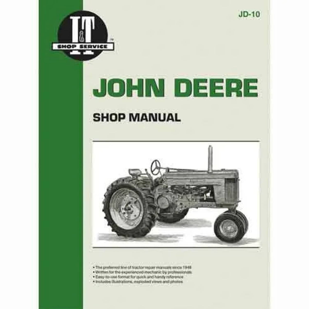 Bethesda Industrial I&T Shop Manual fits John Deere 50 60 70