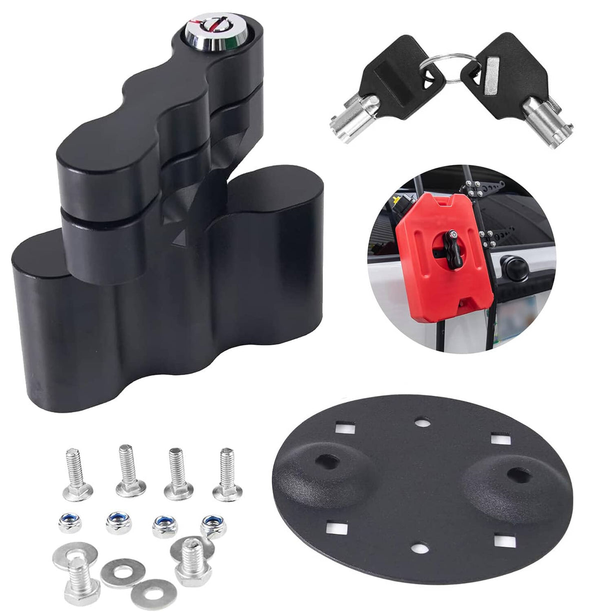 Bethesda Industrial Black For ROTOPAX Standard Pack Mount Lock RX-LOX-PM RX-PM LOX-PM