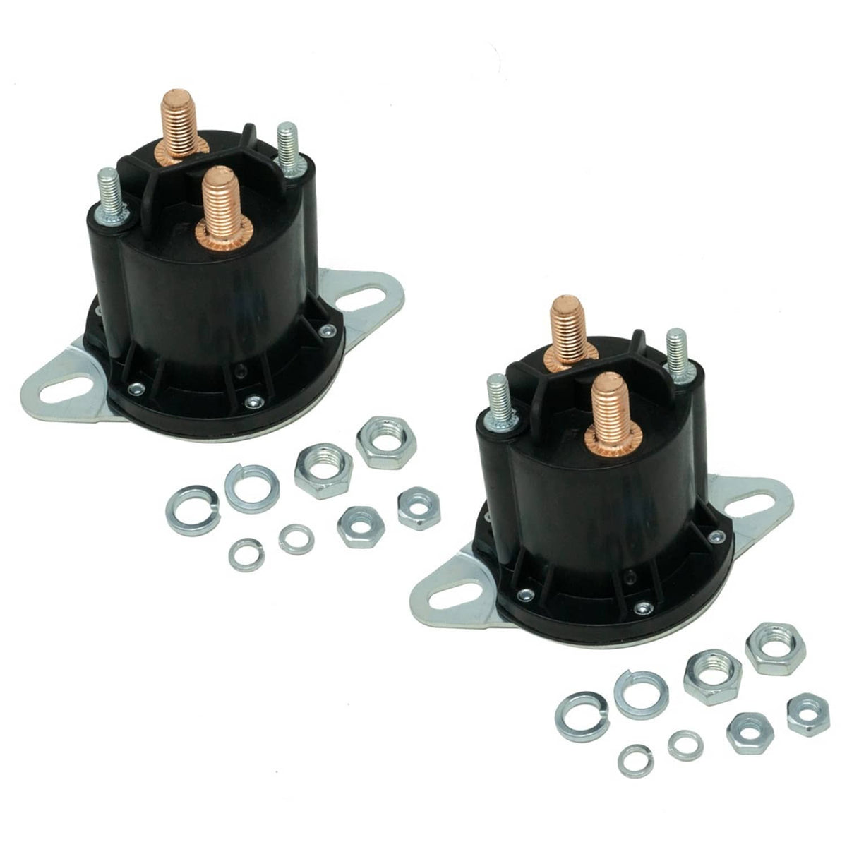 Bethesda Industrial 2PK Relay Solenoid for Western 56131K Buyers SAM 1306310 4 Post with Hardware