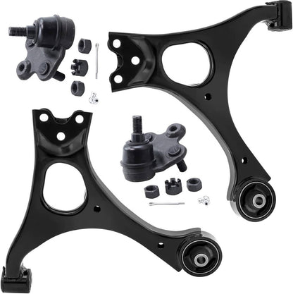 Bethesda Industrial Blcak Front Lower Control Arms & Ball Joints for 2006-2011 Honda Civic Acura CSX
