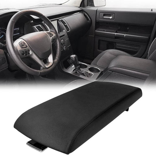 Bethesda Industrial New Black Armrest Center Console Lid Cover FA8Z-7406024-AB For 2013-19 Ford Flex