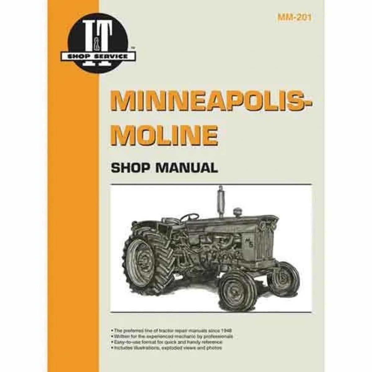 Bethesda Industrial I&T Shop Manual Collection fits Massey Ferguson fits Minneapolis Moline
