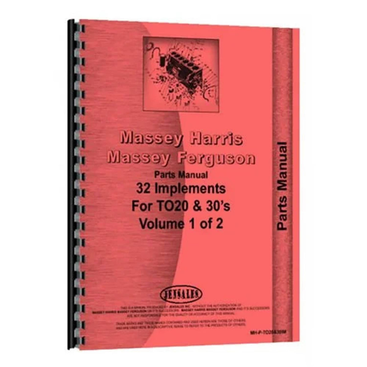 Bethesda Industrial Parts Manual fits Massey Ferguson TO20 TO30
