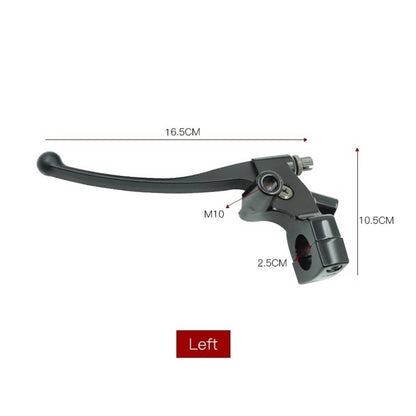 Bethesda Industrial Black 1" 25mm Left Clutch Lever Right Hydraulic Brake Master Cylinder Lever