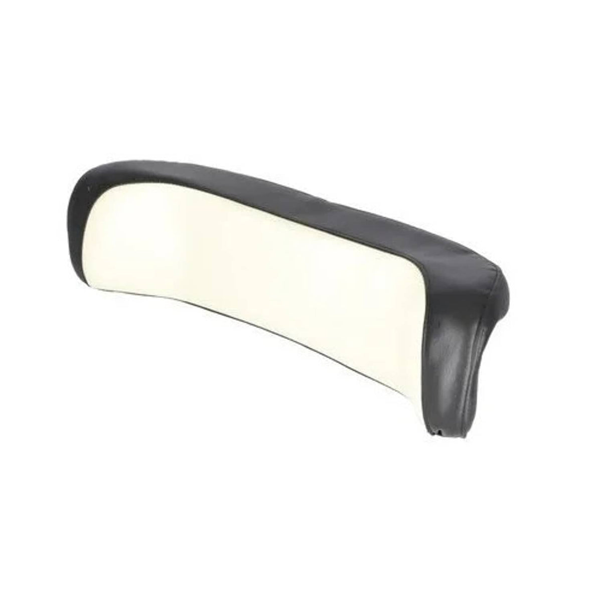 Bethesda Industrial Backrest - Curved Vinyl White/Black fits White fits Oliver