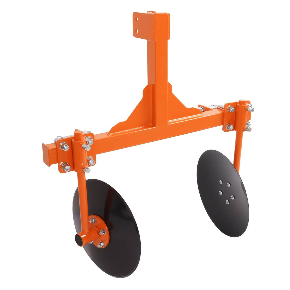 Bethesda Industrial 48" Adjustable Disc Bedder Disc Harrow For Cat 1 Tractors Steel 3 Point