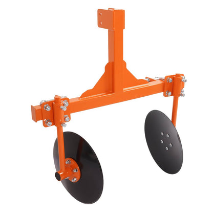 Bethesda Industrial 48" Adjustable Disc Bedder Disc Harrow For Cat 1 Tractors Steel 3 Point