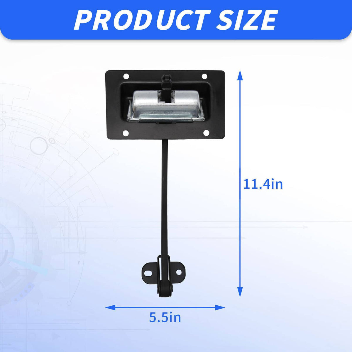 Bethesda Industrial Rear Door Gate/Tailgate Check Strap Retaining Arm For Jeep Wrangler JK 2011-2019